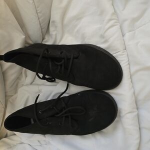 Black Lace-Up Shoes